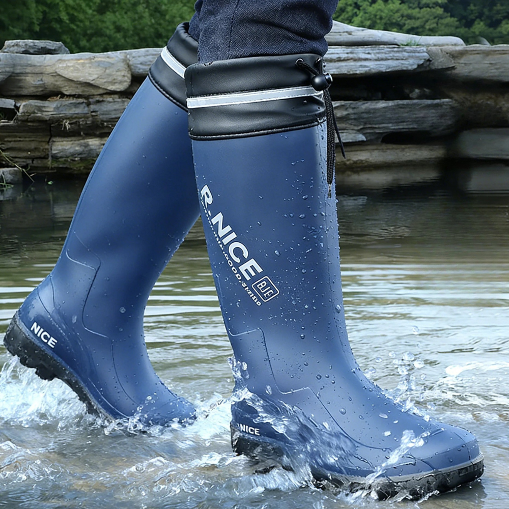 Bottes de pluie pour homme et femme – Bottes imperméables montantes avec semelle antidérapante-vêtement-Oslo France