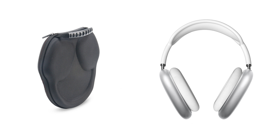 Casque Bluetooth Sans Fil Premium – Casque Audio Confortable-accessoires-Gris + pochette-Oslo France