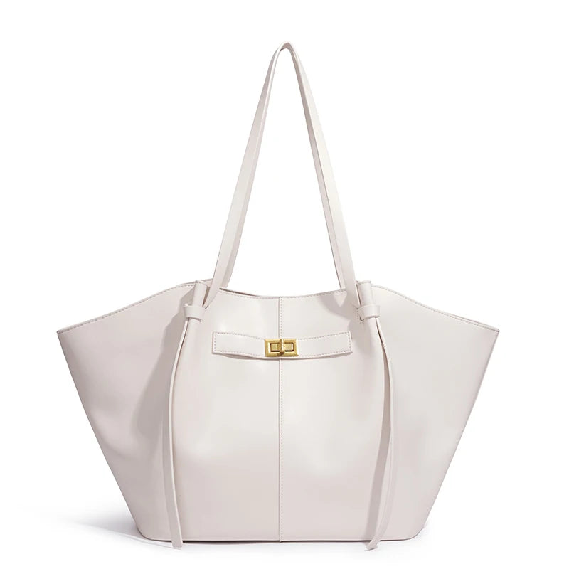 Sac Cabas Femme – Grand Sac à Main Spacieux, Fourre-Tout-vêtement-Blanc-Oslo France