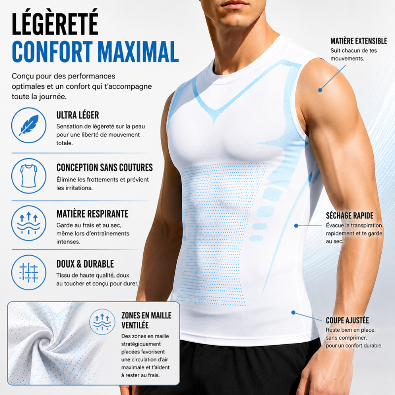 Débardeur de Sport Homme –  Fitness, Musculation et Entraînement