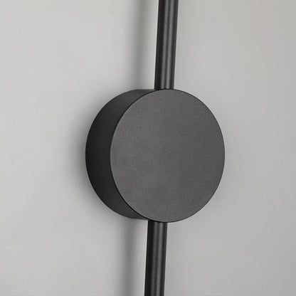 Applique Murale LED Verticale Noire – Luminaire Design Moderne Intérieur-lumière-Oslo France