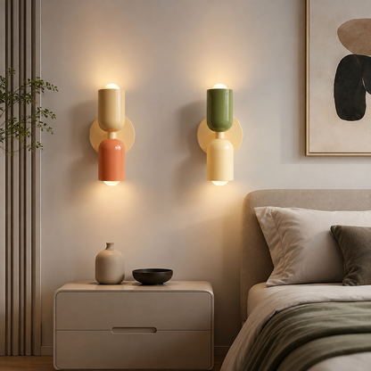 Applique Murale Moderne Double – Éclairage LED-lumière-Oslo France