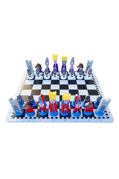 Aventure Échecs | Jeu d'Échecs en Bois Éducatif avec Designs Colorés | Stimulation de la Pensée Stratégique pour Enfants 0