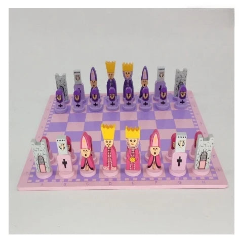 Aventure Échecs | Jeu d'Échecs en Bois Éducatif avec Designs Colorés | Stimulation de la Pensée Stratégique pour Enfants 9