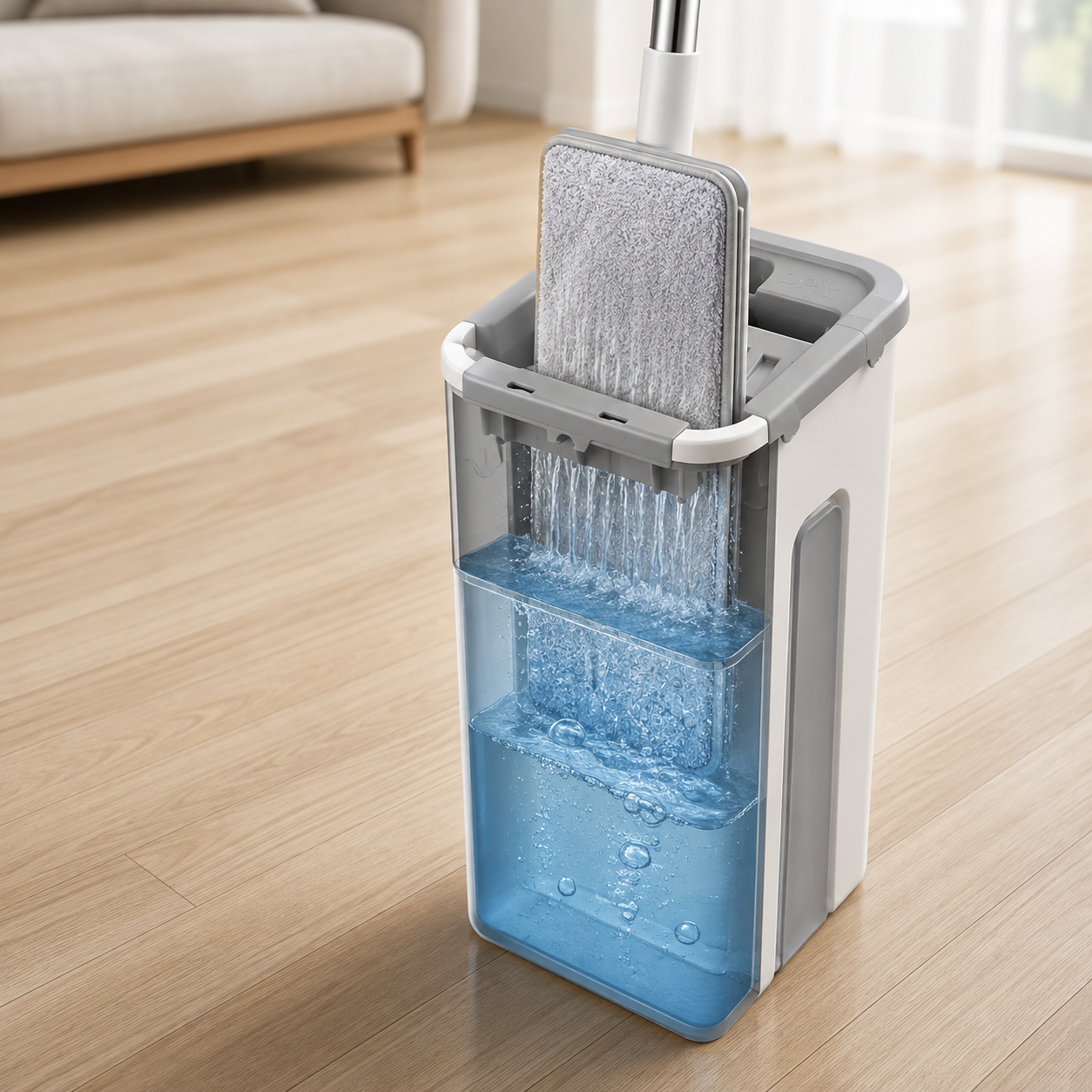 Balai Serpillière avec Seau Essoreur – Nettoyage Sols Humide et Sec - Lavage, Essorage-maison-Oslo France