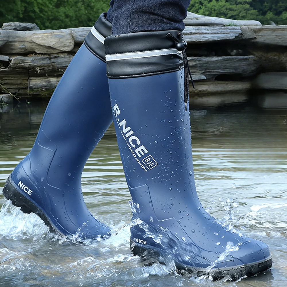 Bottes de pluie pour homme et femme – Bottes imperméables montantes avec semelle antidérapante-vêtement-39-Oslo France
