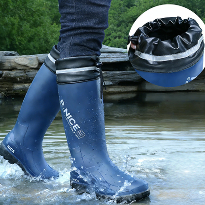 Bottes de pluie pour homme et femme – Bottes imperméables montantes avec semelle antidérapante-vêtement-Oslo France