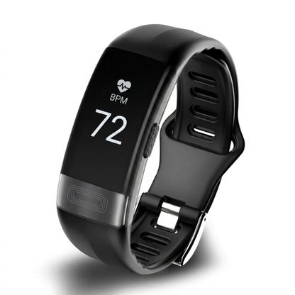 Bracelet Connecté Fitness – Suivi Cardiaque, Podomètre, Écran Digital-accessoires-Noir-Oslo France
