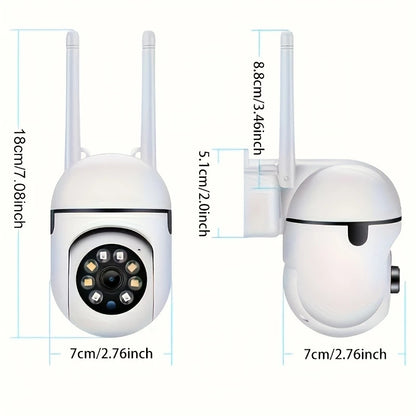 Caméra WiFi Extérieure avec Vision Nocturne, Détection de Mouvement et Audio Bidirectionnel-accessoires-Oslo France