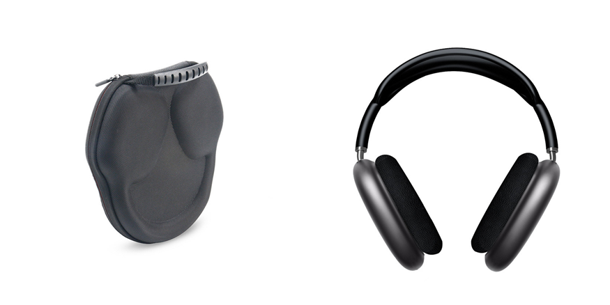 Casque Bluetooth Sans Fil Premium – Casque Audio Confortable-accessoires-Noir + pochette-Oslo France