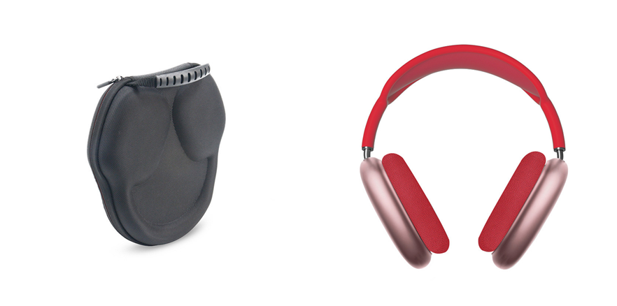 Casque Bluetooth Sans Fil Premium – Casque Audio Confortable-accessoires-Rose + pochette-Oslo France