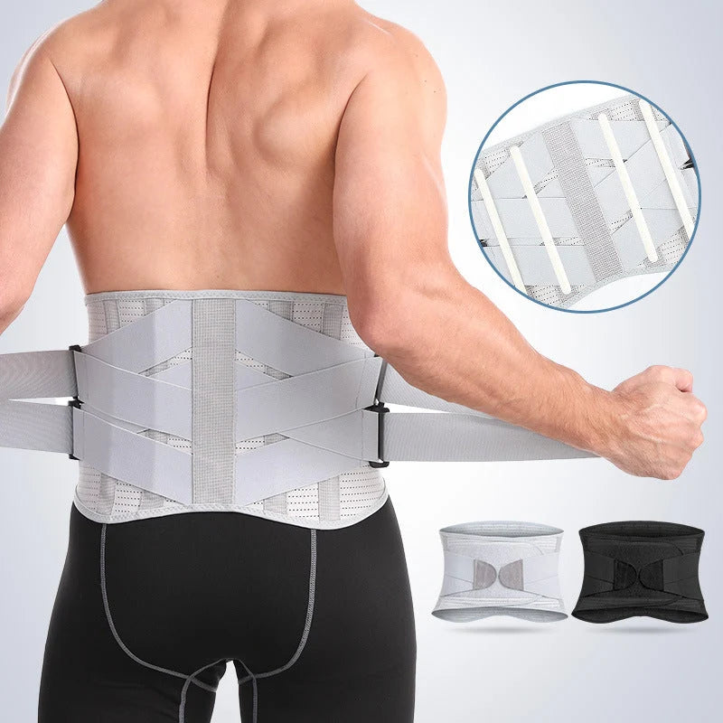 Ceinture Lombaire Ergonomique avec Support Flexible | Ceinture pour le Dos pour Soulagement de la Douleur et Amélioration de la Posture 0
