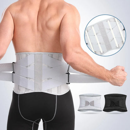 Ceinture Lombaire Ergonomique avec Support Flexible | Ceinture pour le Dos pour Soulagement de la Douleur et Amélioration de la Posture 0