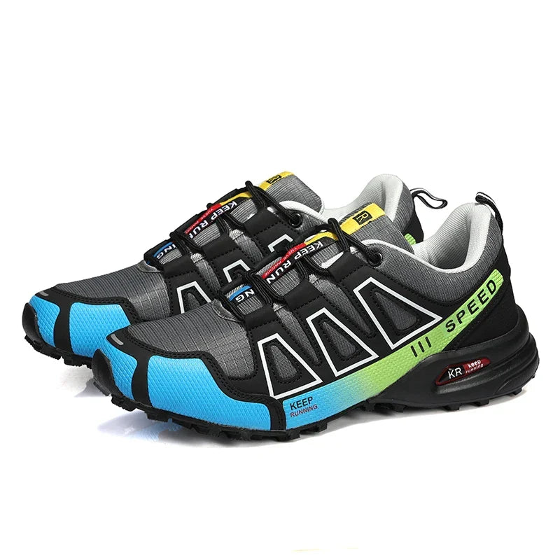 Chaussures de randonnée homme et femme – Chaussure de marche sportif à lacets-vêtement-Bleu-39-Oslo France
