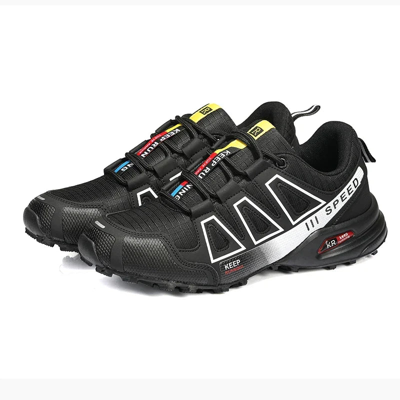 Chaussures de randonnée homme et femme – Chaussure de marche sportif à lacets-vêtement-Noir-39-Oslo France