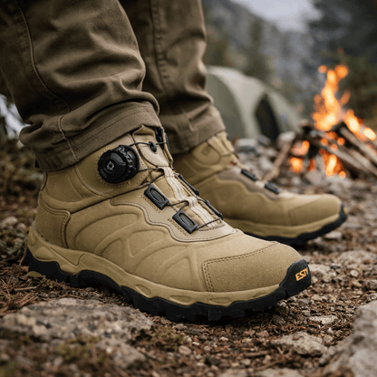 Chaussures de randonnée montantes, semelle crantée antidérapante-vêtement-Oslo France