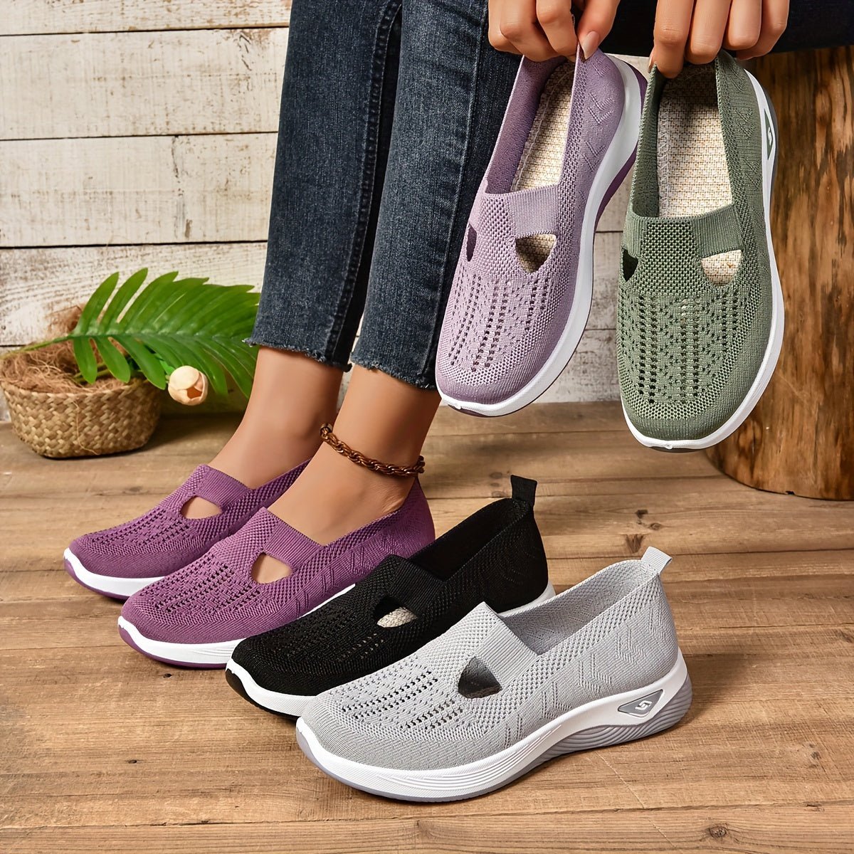 Chaussures orthopédiques femme sans lacets, baskets légères avec semelle souple-vêtement-Oslo France