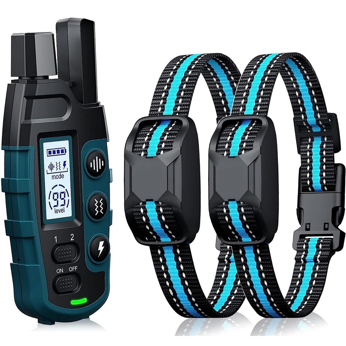 Collier de dressage pour chien avec télécommande, vibration réglable et sangle ajustable-animaux-Oslo France
