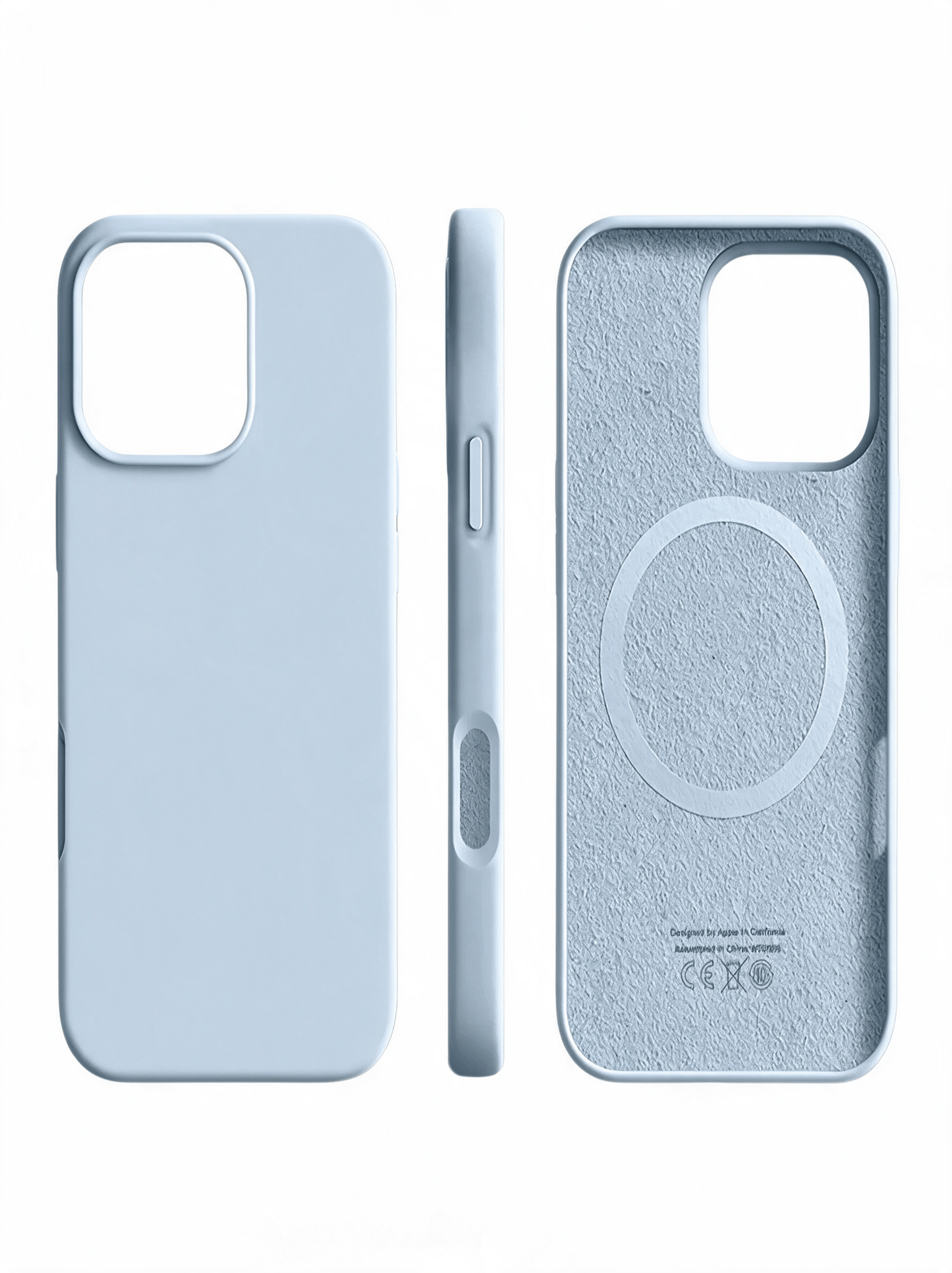 Coque iPhone compatible MagSafe, élégante et protection du téléphone-accessoires-Bleu clair-iPhone 14-Oslo France