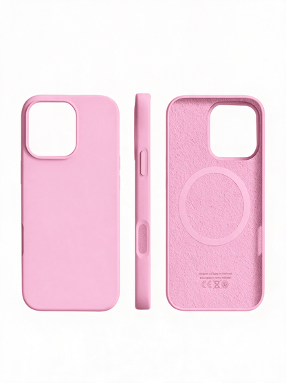 Coque iPhone compatible MagSafe, élégante et protection du téléphone-accessoires-Rose-iPhone 14-Oslo France