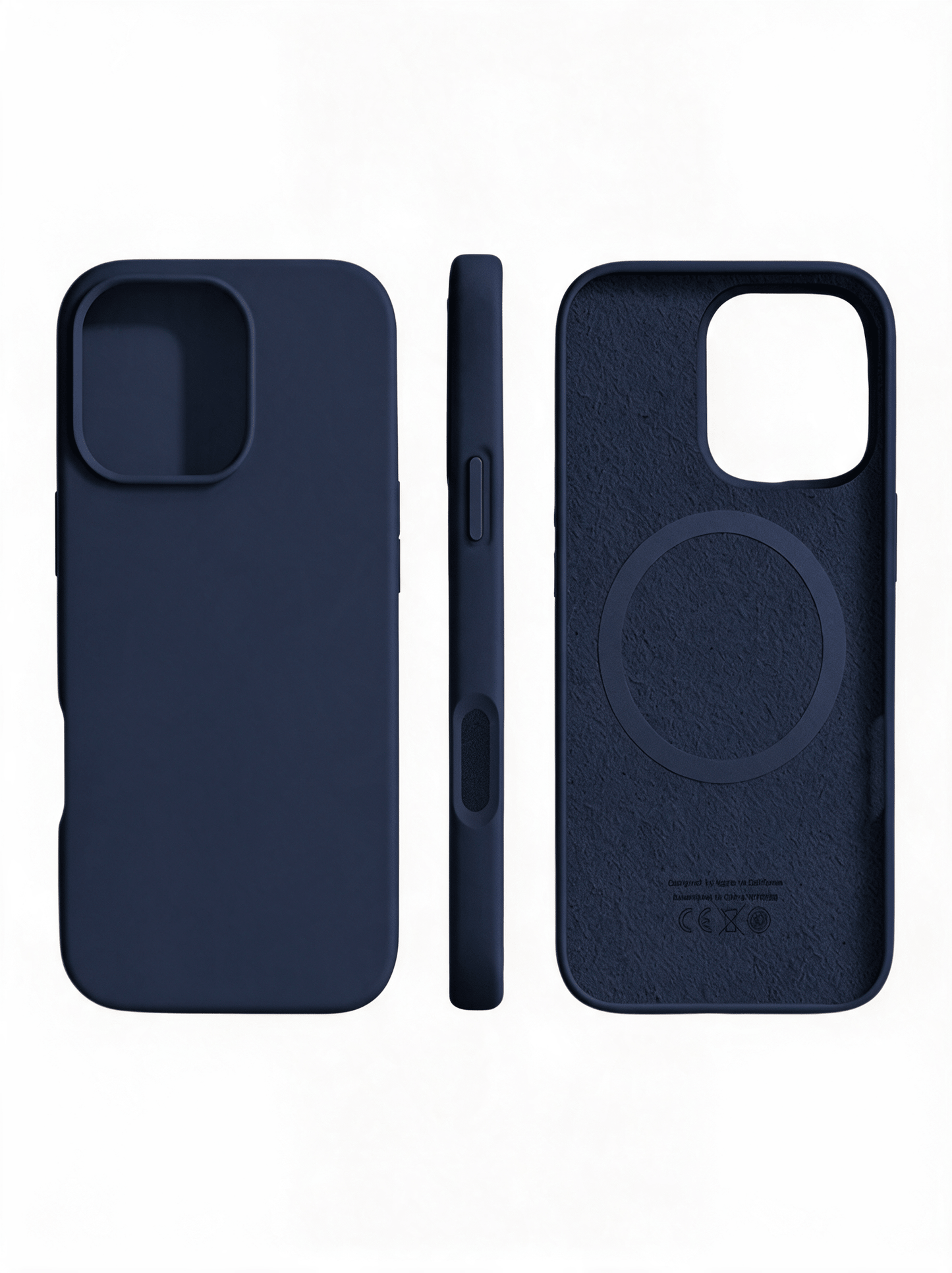 Coque iPhone compatible MagSafe, élégante et protection du téléphone-accessoires-Bleu foncé-iPhone 14-Oslo France