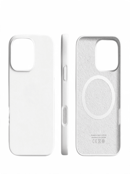 Coque iPhone compatible MagSafe, élégante et protection du téléphone-accessoires-Blanc-iPhone 14-Oslo France