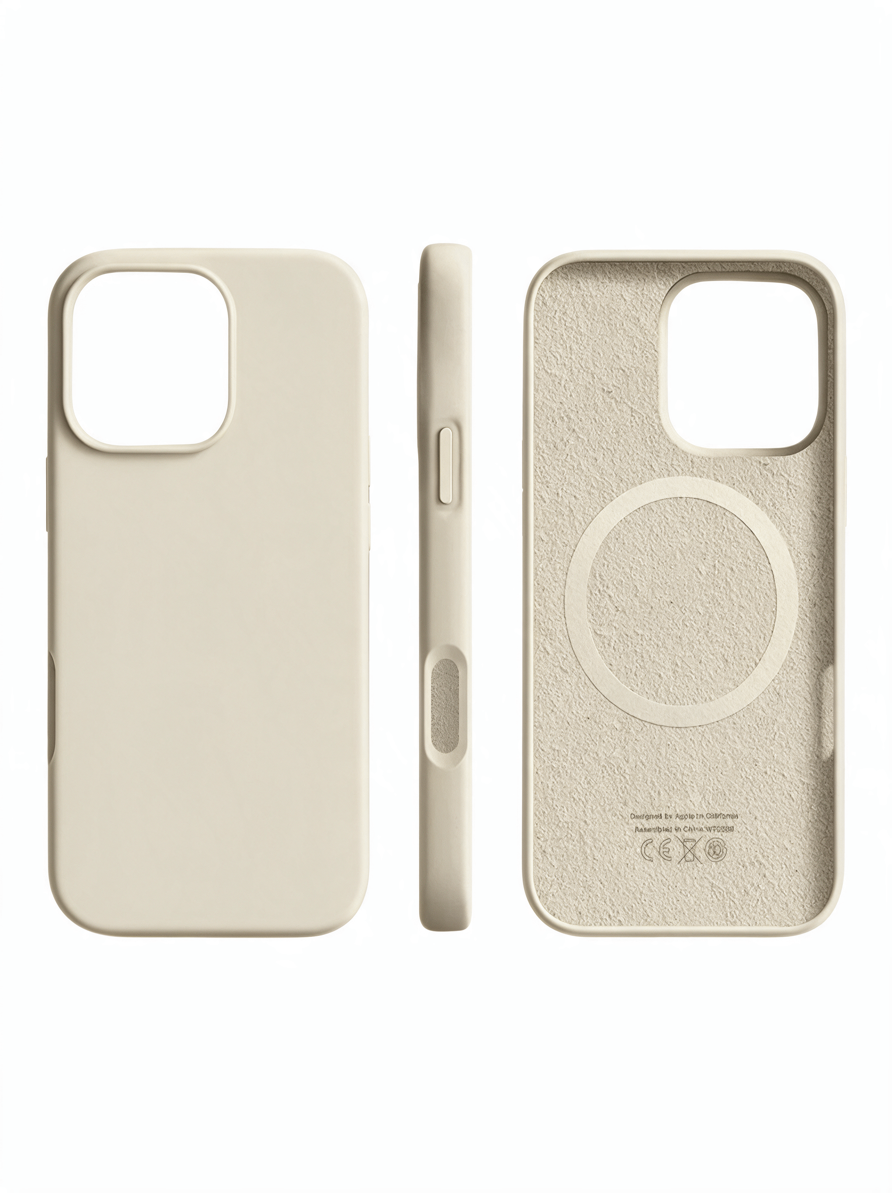 Coque iPhone compatible MagSafe, élégante et protection du téléphone-accessoires-Beige-iPhone 14-Oslo France