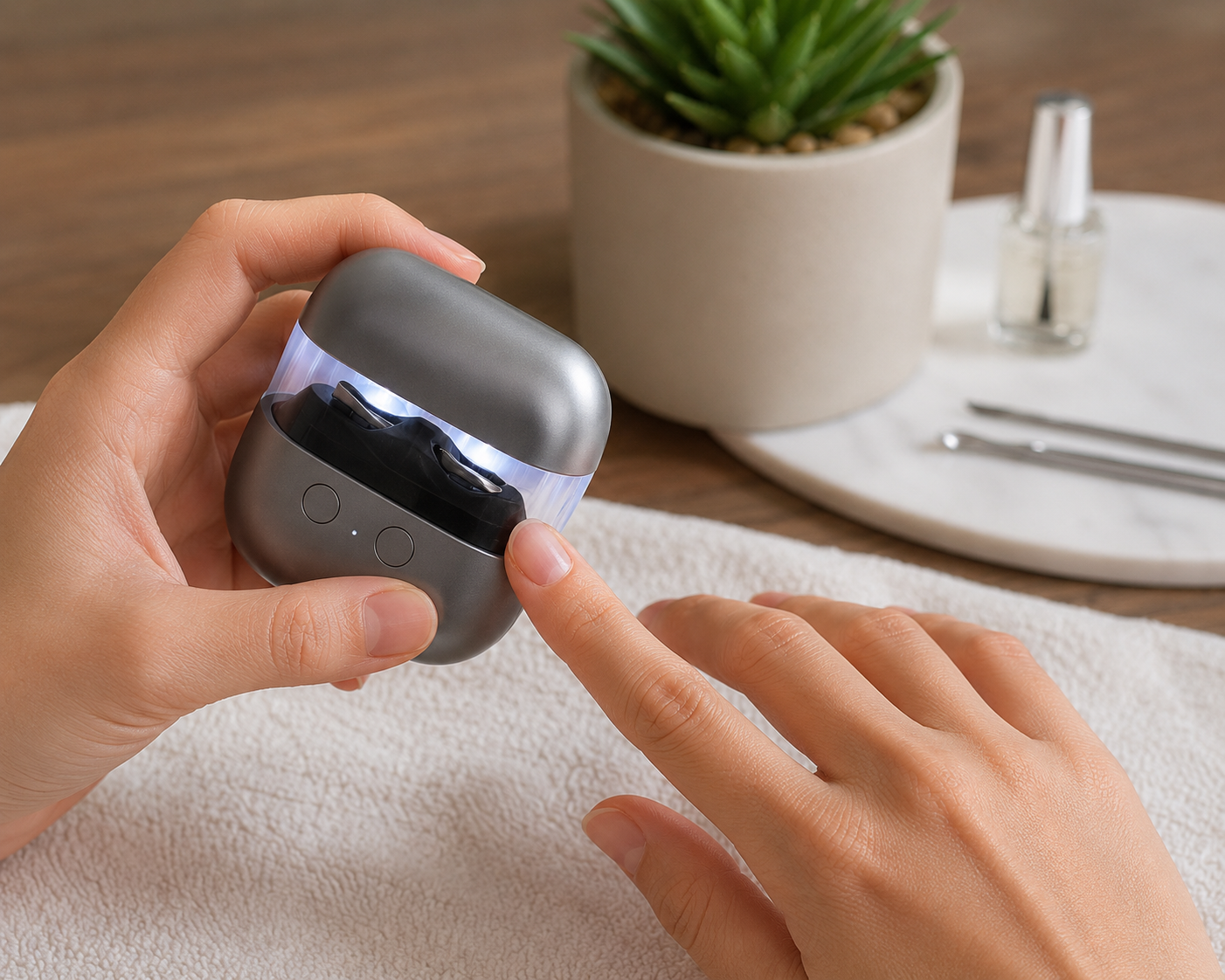 Coupe-ongles électrique avec LED – Coupe-ongles automatique ergonomique-accessoires-Oslo France