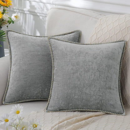 Coussin Décoratif Chenille Velouté | Luxe et Confort pour Canapé et Salon 2