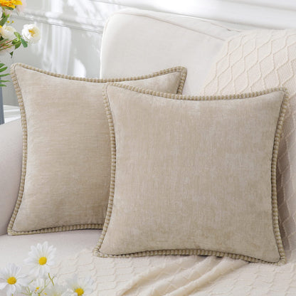 Coussin Décoratif Chenille Velouté | Luxe et Confort pour Canapé et Salon 5