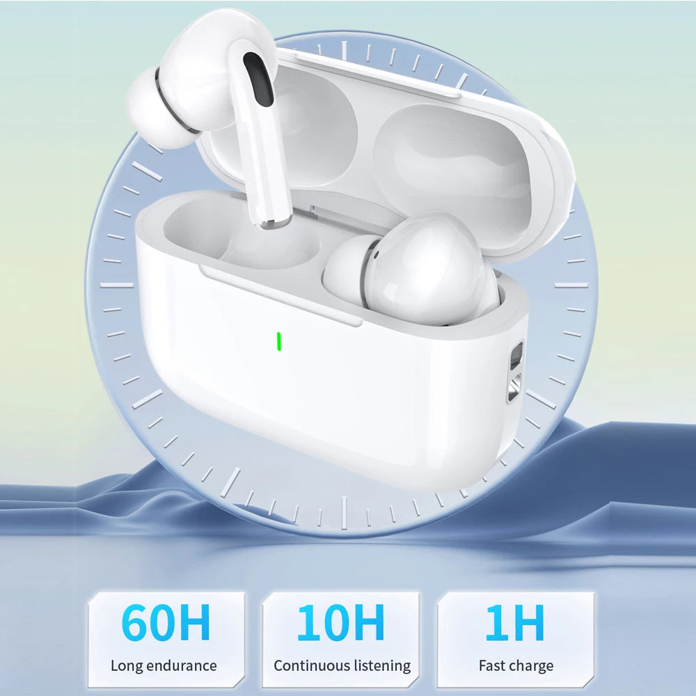 Écouteurs sans fil Bluetooth avec boîtier de charge, intra-auriculaires blancs-accessoires-Oslo France
