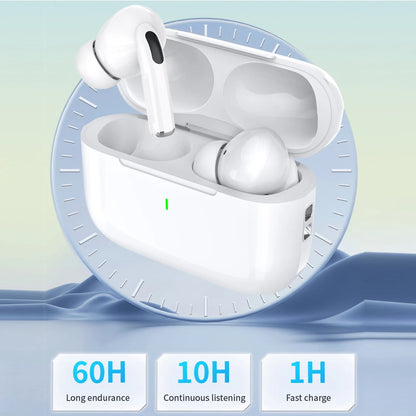 Écouteurs sans fil Bluetooth avec boîtier de charge, intra-auriculaires blancs-accessoires-Oslo France