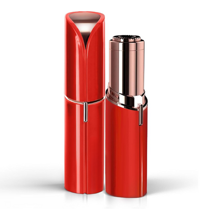 Épilateur visage électrique femme – Rasoir facial compact sans fil pour duvet et retouches-accessoires-Red-Oslo France