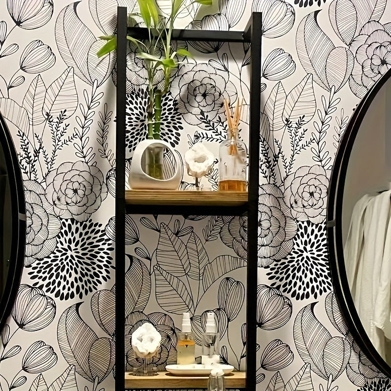Étagère porte-serviettes murale en métal et bois, rangement vertical pour salle de bain, serviettes et linge de toilette-salle de bain-Oslo France-Oslo France