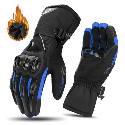 Gants Moto Hiver | Gants Chauffants Étanches avec Isolation Avancée | Confort Optimal pour Trajets Froids 1