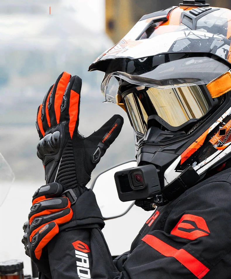 Gants Moto Hiver | Gants Chauffants Étanches avec Isolation Avancée | Confort Optimal pour Trajets Froids 3