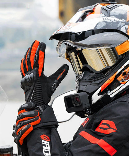 Gants Moto Hiver | Gants Chauffants Étanches avec Isolation Avancée | Confort Optimal pour Trajets Froids 3