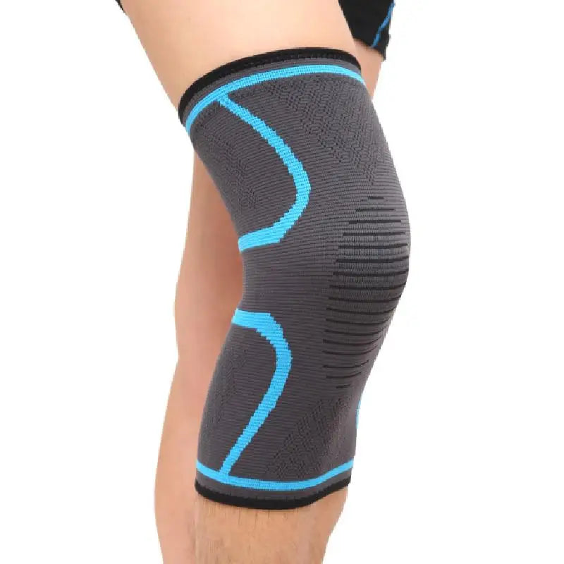 Genouillère de maintien et compression pour sport, soutien confortable pour activités quotidiennes-vêtement-Bleu-S-Oslo France