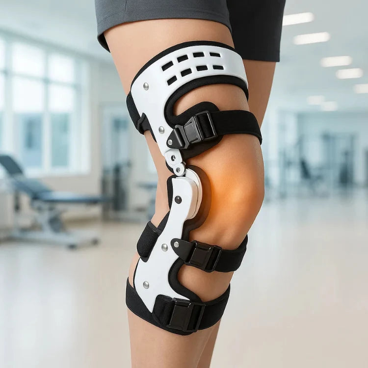 Genouillère Sport Réglable avec Support Médial et Latéral | Soulagement de la Douleur et Mobilité Améliorée 0