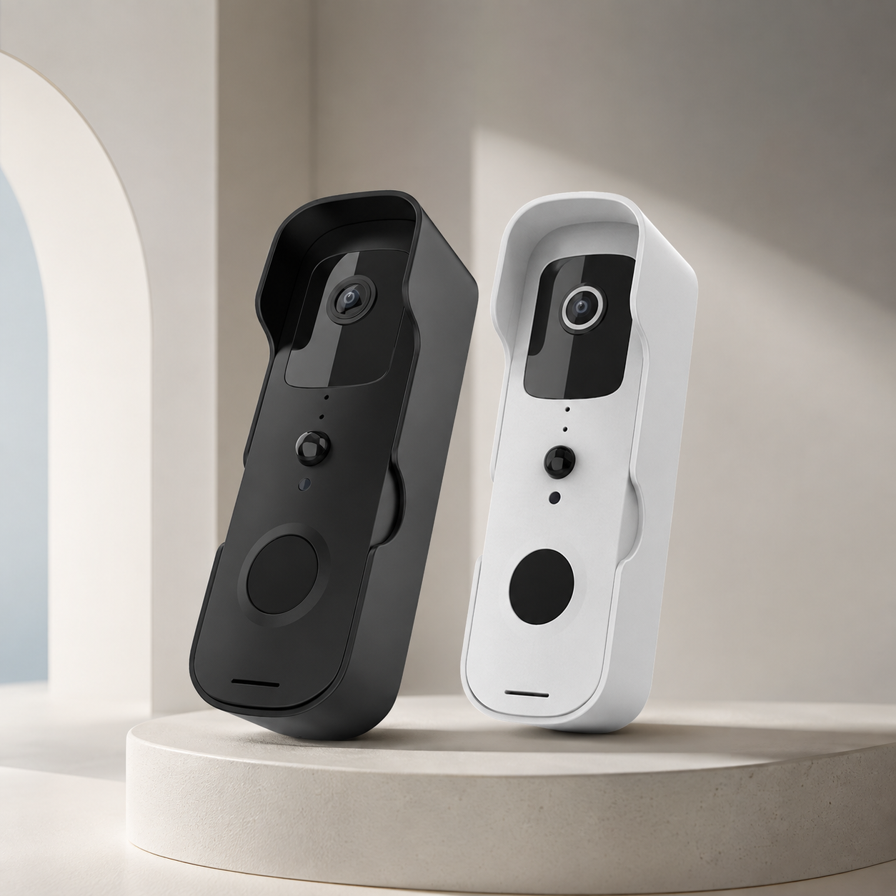 Interphone vidéo connectée avec caméra – Bouton et détection de présence-accessoires-Oslo France