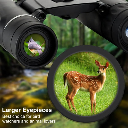 Jumelles Puissantes 100x22 avec Vision Nocturne - Compactes et Légères pour Camping et Randonnée 2