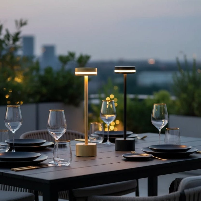 Lampe de Table LED Sans Fil Rechargeable – Design Moderne pour Extérieur & Restaurant-lumière-Oslo France