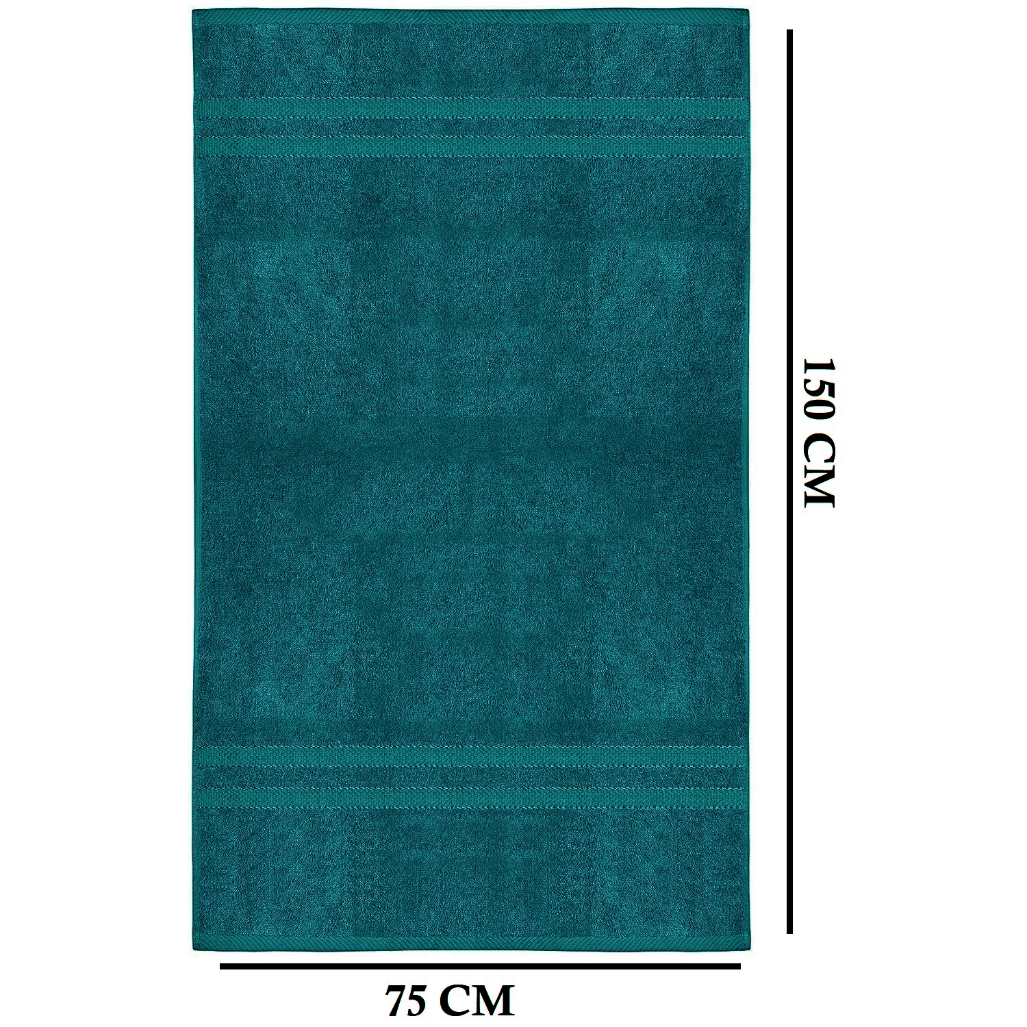 Lot de 4 Serviettes de Bain en Coton 75 × 150 cm - Douces, Absorbantes et Moelleuses-salle de bain-Oslo France-Oslo France