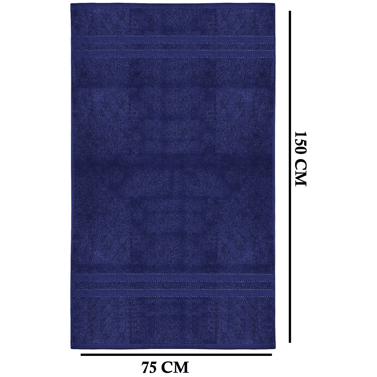 Lot de 4 Serviettes de Bain en Coton 75 × 150 cm - Douces, Absorbantes et Moelleuses-salle de bain-Oslo France-Oslo France