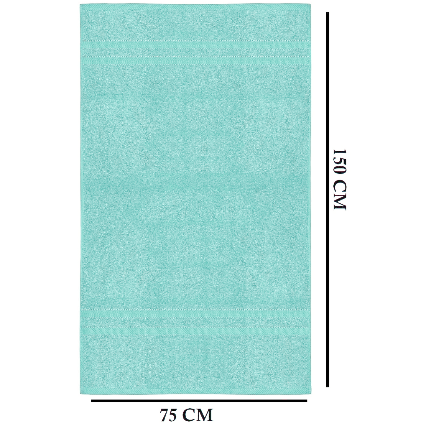 Lot de 4 Serviettes de Bain en Coton 75 × 150 cm - Douces, Absorbantes et Moelleuses-salle de bain-Oslo France-Oslo France