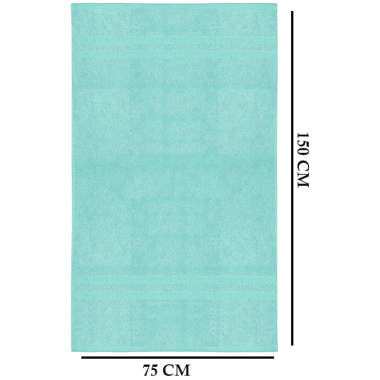 Lot de 4 Serviettes de Bain en Coton 75 × 150 cm - Douces, Absorbantes et Moelleuses-salle de bain-Oslo France-Oslo France