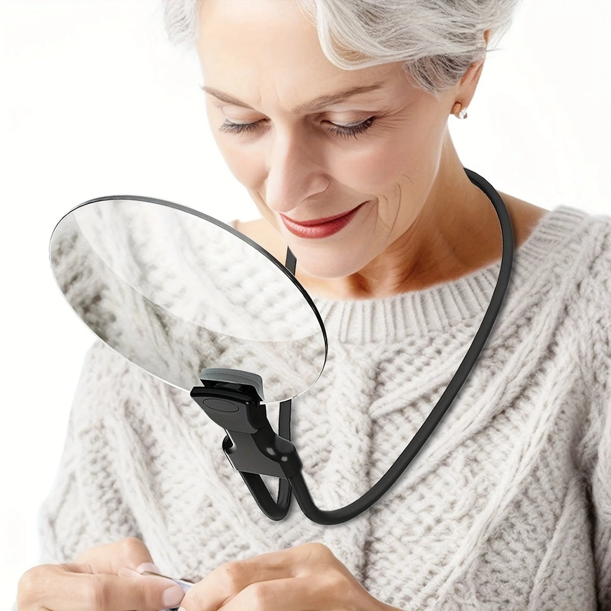 Loupe de Lecture 5X avec Sangle Ajustable | Loupe Grossissante Idéale pour Seniors et Artisanat 0
