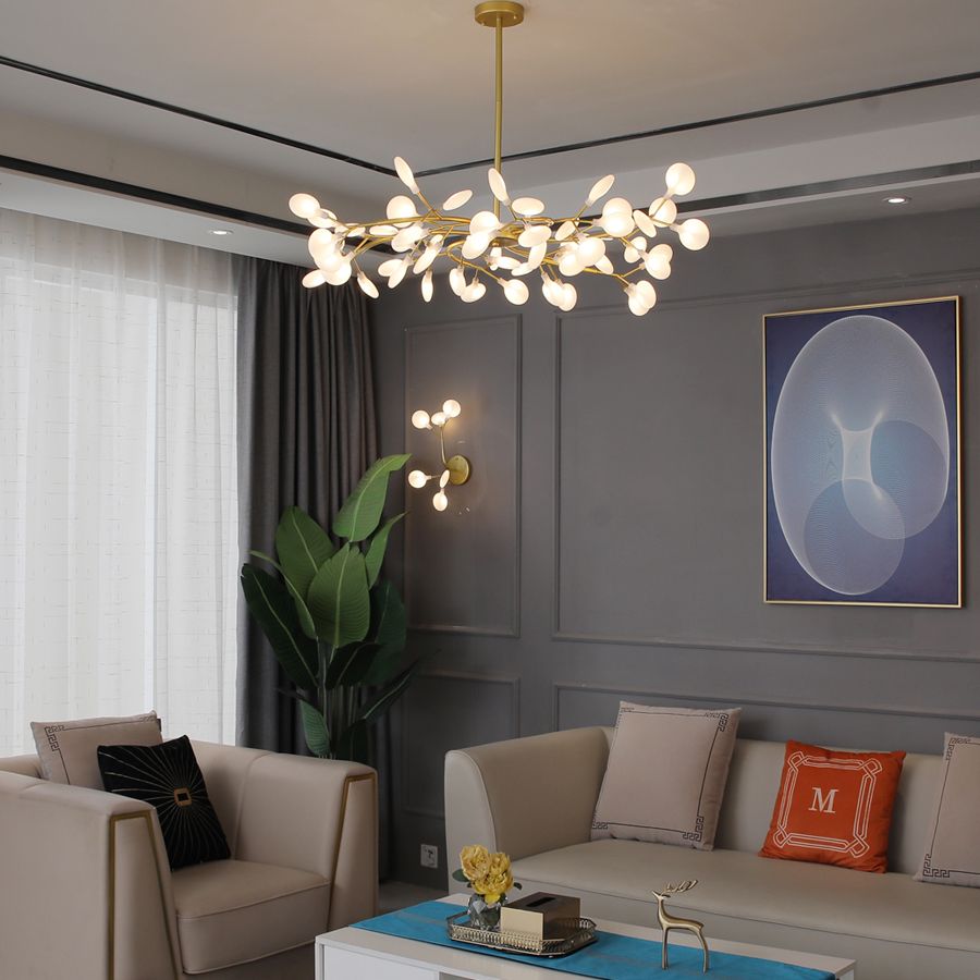 Lustre Design Branche LED – Suspension Moderne Salon & Salle à Manger-décoration intérieure-Oslo France