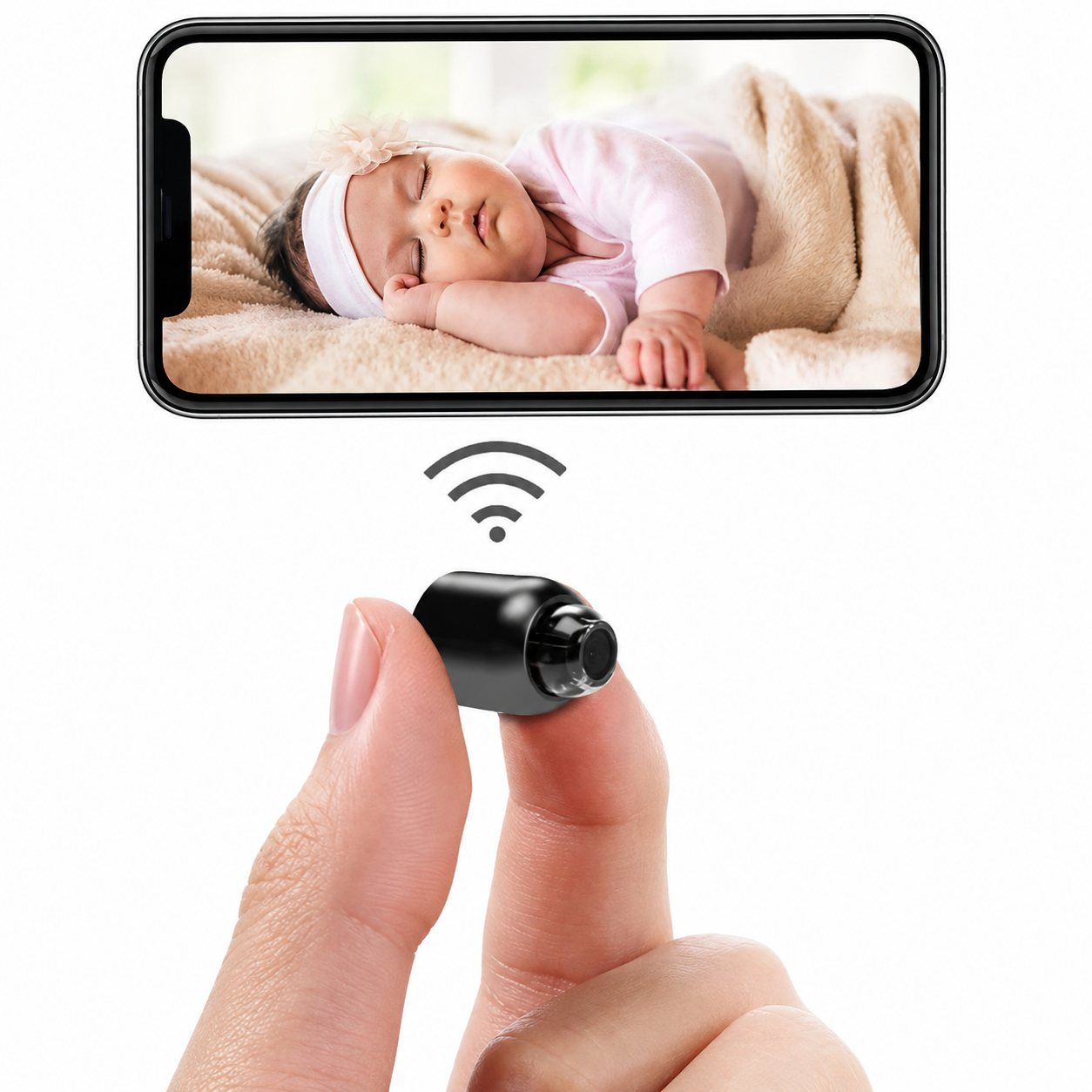 Mini Caméra de Surveillance WiFi Sans Fil – Caméra Espion avec Vision à Distance sur Smartphone-camera wifi-Oslo France
