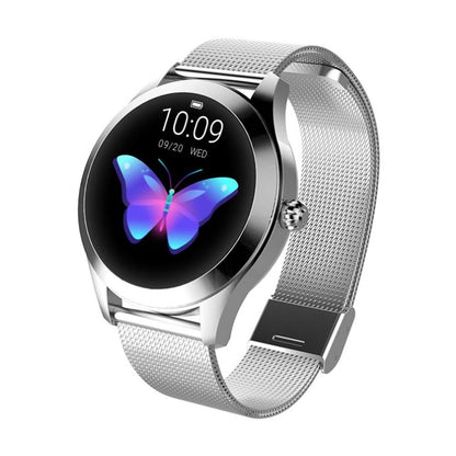 Montre Connectée Femme Élégante – Écran Tactile Rond, Bracelet Acier Magnétique, Design Chic-accessoires-Oslo France
